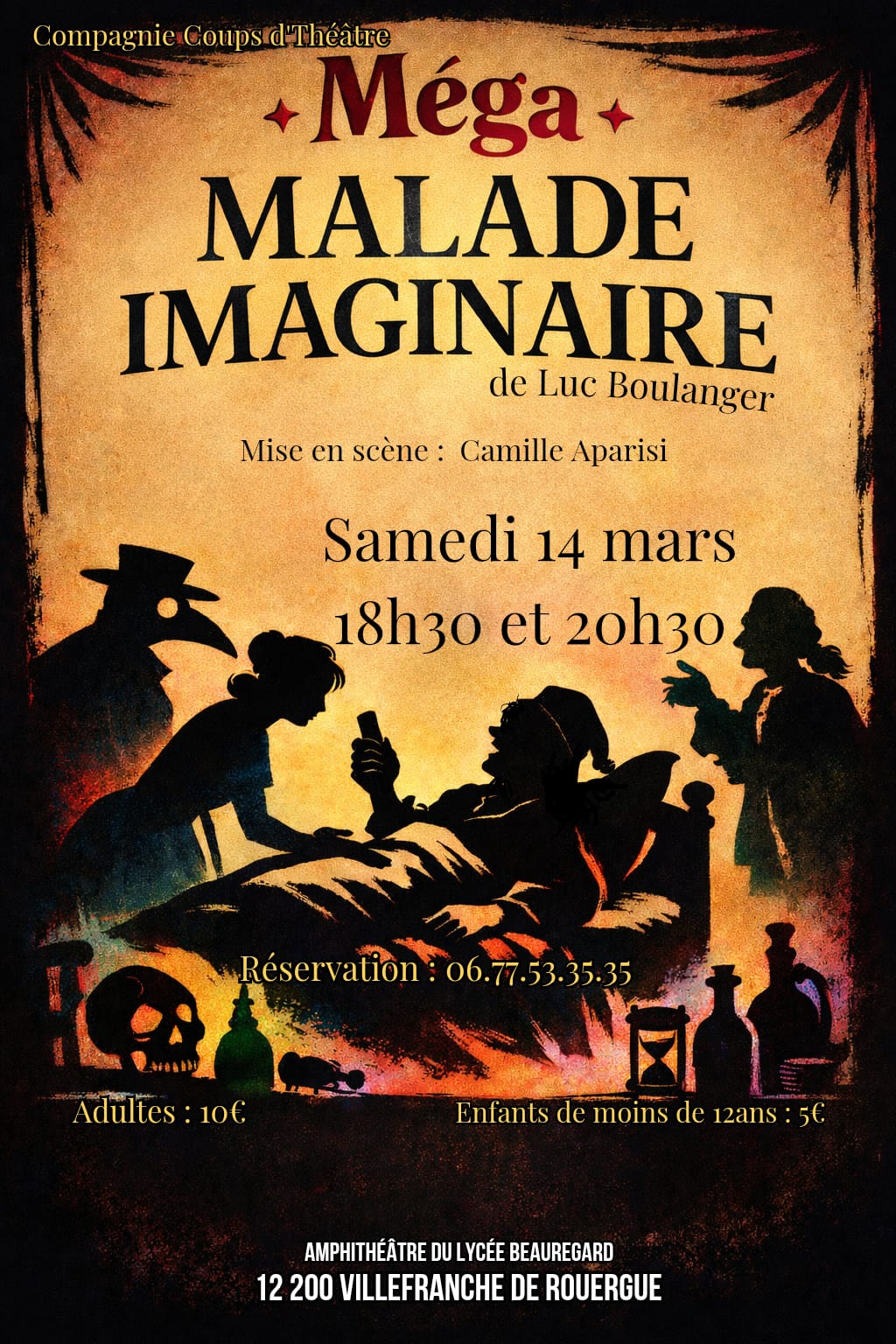 Affiche de Méga malade imaginaire